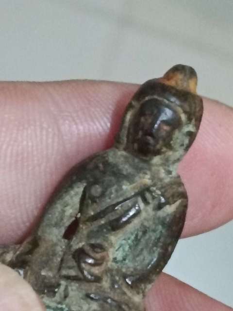 古玩銅器佛像真品鑒賞圖