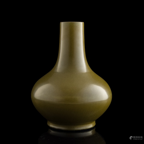 古玩陶瓷茶葉末荸薺瓶真品鑒賞圖