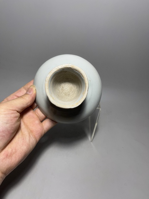 古玩陶瓷青花鐵銹花卉紋高足盤拍賣，當前價格400元