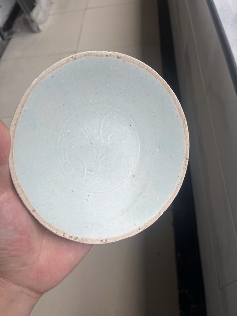 古玩陶瓷宋代影青釉刻花盤拍賣，當前價格800元