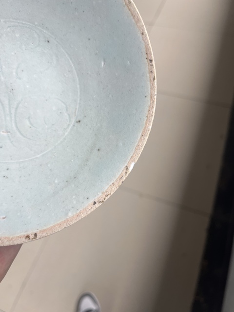 古玩陶瓷宋代影青釉刻花盤拍賣，當前價格800元