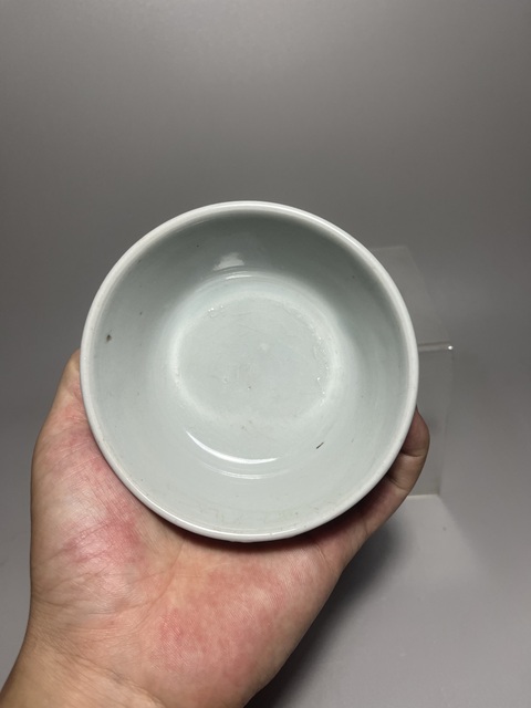 古玩陶瓷明代青釉茶碗拍賣，當前價格200元