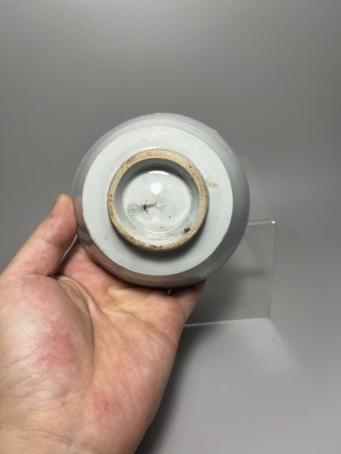 古玩陶瓷明代青釉茶碗拍賣，當前價格200元