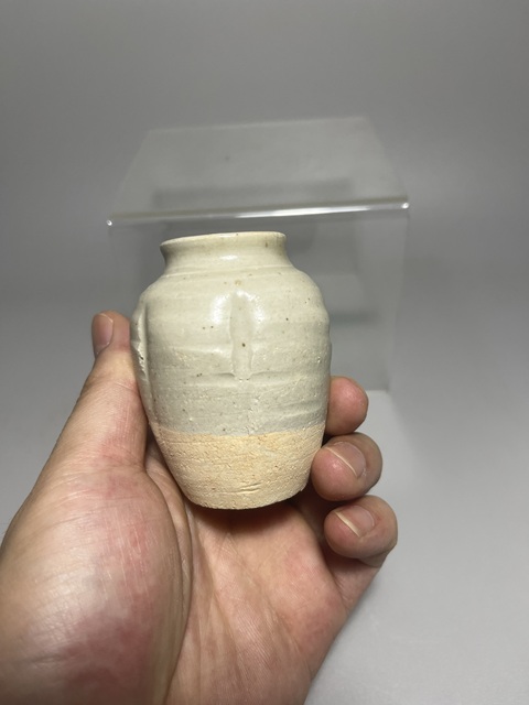 古玩陶瓷宋代青白釉瓜棱罐拍賣,當前價格260元