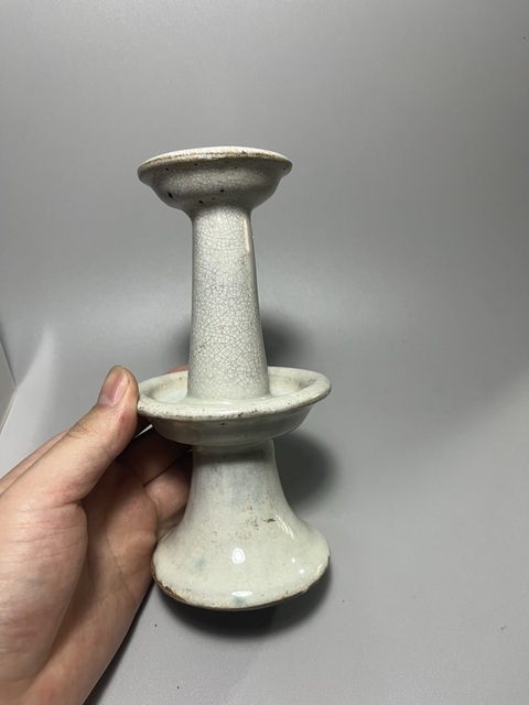 古玩陶瓷哥釉窯變燭臺(tái)拍賣,當(dāng)前價(jià)格500元