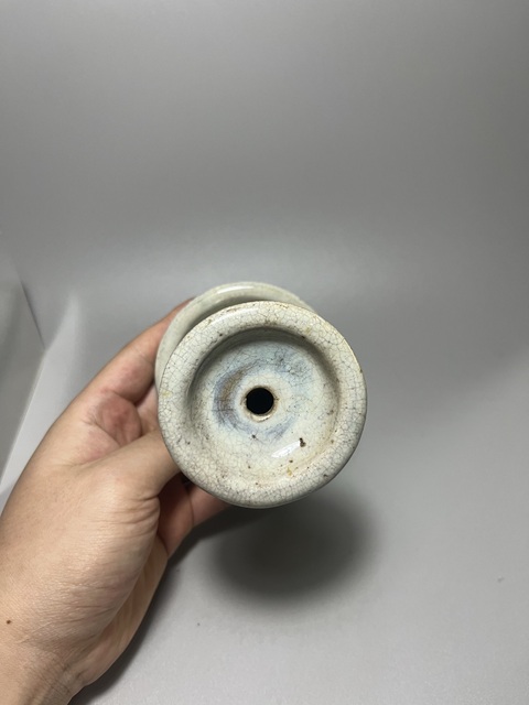 古玩陶瓷哥釉窯變燭臺(tái)拍賣,當(dāng)前價(jià)格500元