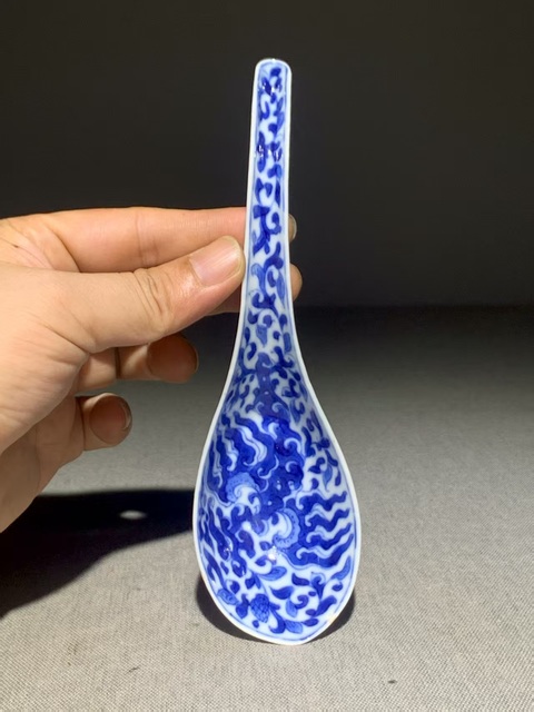 古玩陶瓷青花勺真品鑒賞圖