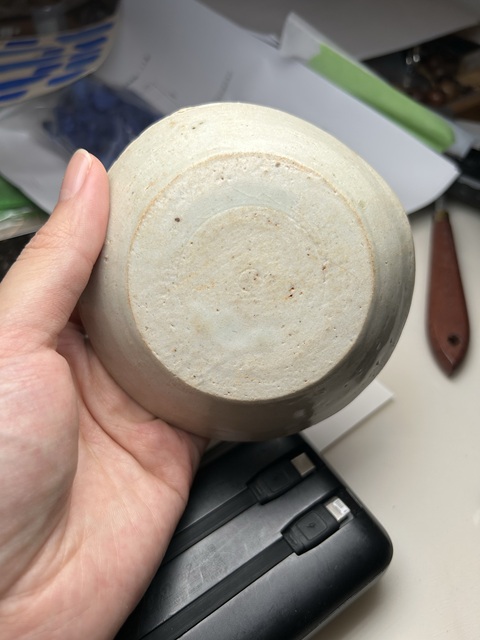 古玩陶瓷宋代影青印花洗真品鑒賞圖