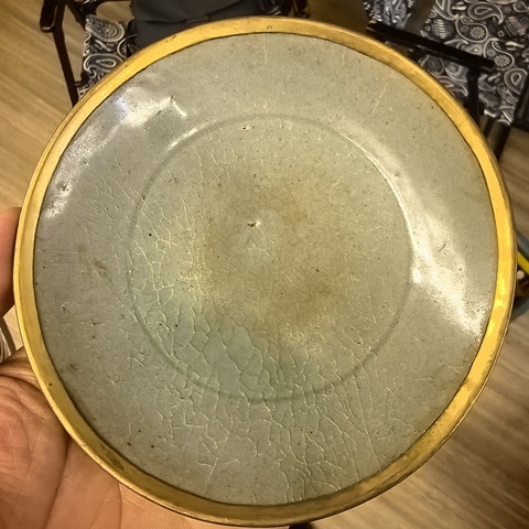 古玩陶瓷影青盤真品鑒賞圖