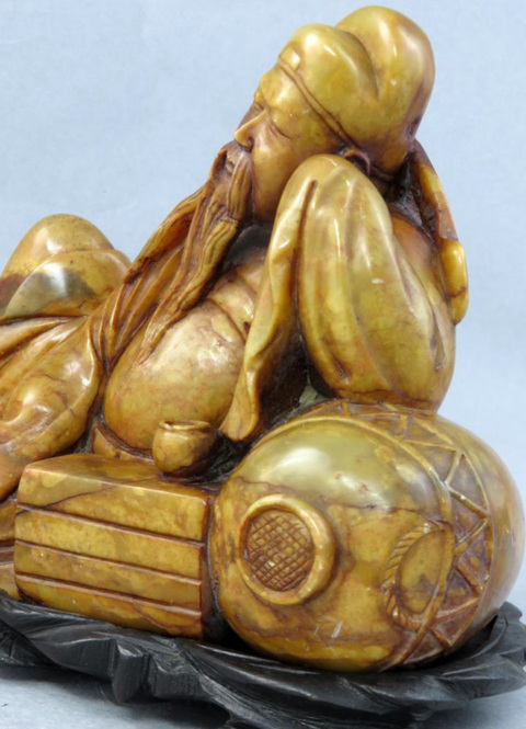 古玩雜項(xiàng)石雕人物真品鑒賞圖