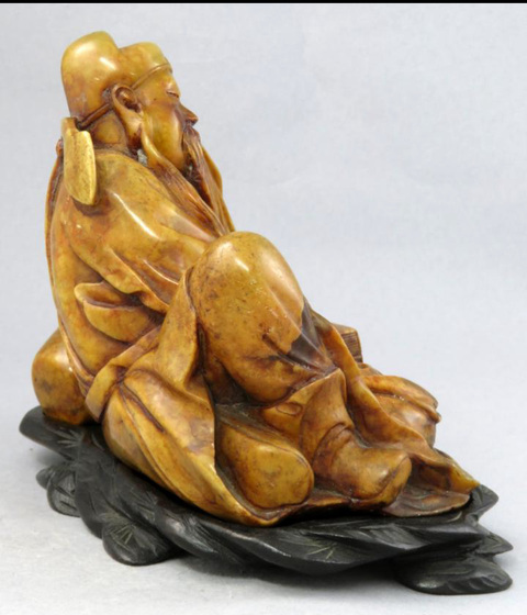 古玩雜項(xiàng)石雕人物真品鑒賞圖