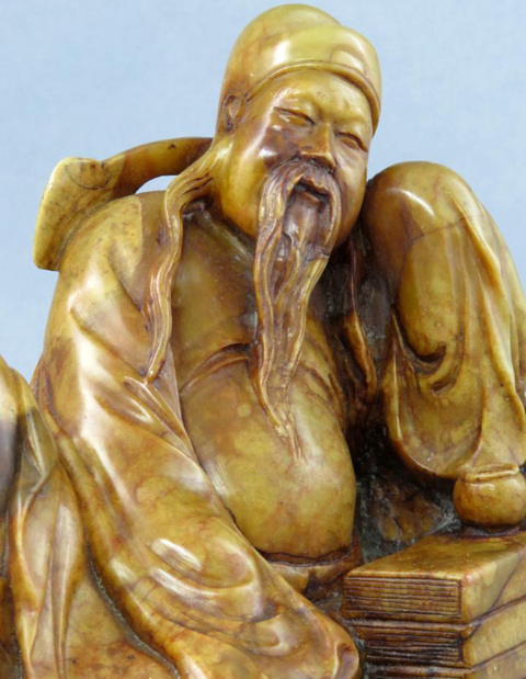 古玩雜項(xiàng)石雕人物真品鑒賞圖