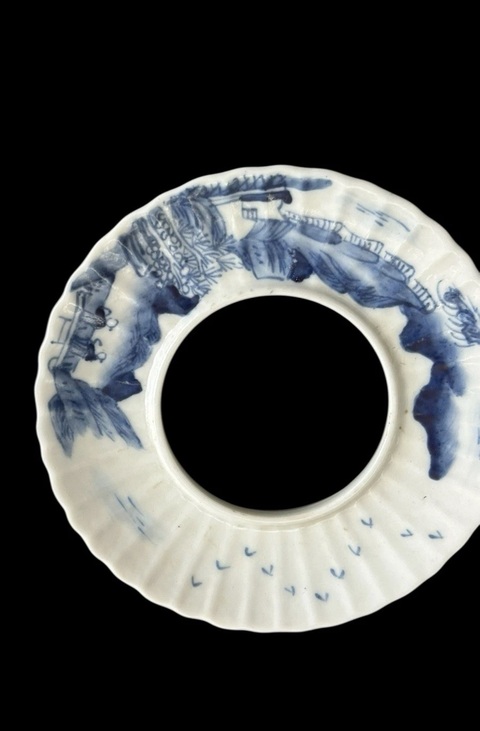 古玩陶瓷青花蓋碗真品鑒賞圖