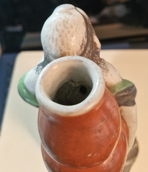 古玩陶瓷五彩人物造像真品鑒賞圖