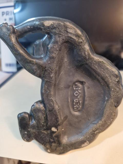 古玩陶瓷五彩人物造像真品鑒賞圖