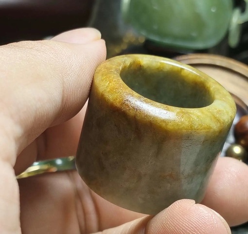 古玩玉器玉扳指真品鑒賞圖