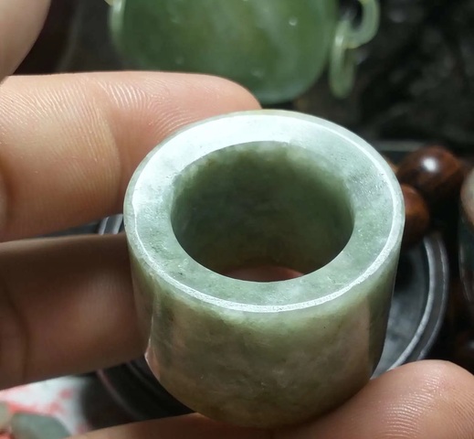 古玩玉器玉扳指真品鑒賞圖