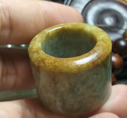 古玩玉器玉扳指真品鑒賞圖
