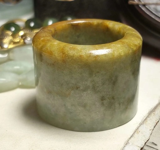 古玩玉器玉扳指真品鑒賞圖