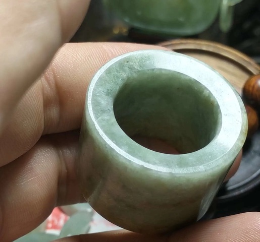 古玩玉器玉扳指真品鑒賞圖