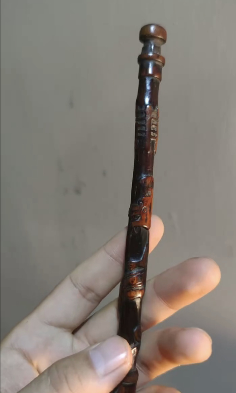 古玩雜項木桿真品鑒賞圖