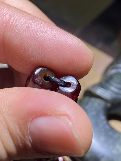 古玩玉器紅瑪瑙珠串真品鑒賞圖