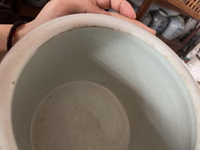 古玩陶瓷清中晚期青花龍紋香爐真品鑒賞圖