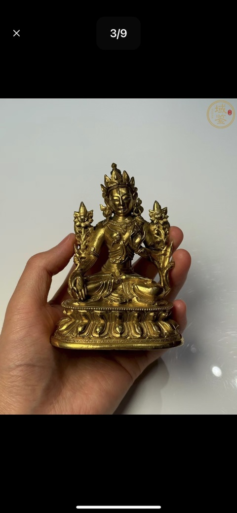 古玩銅器造像真品鑒賞圖