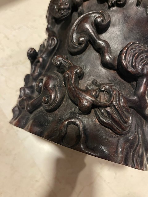 古玩雜項(xiàng)筆筒真品鑒賞圖