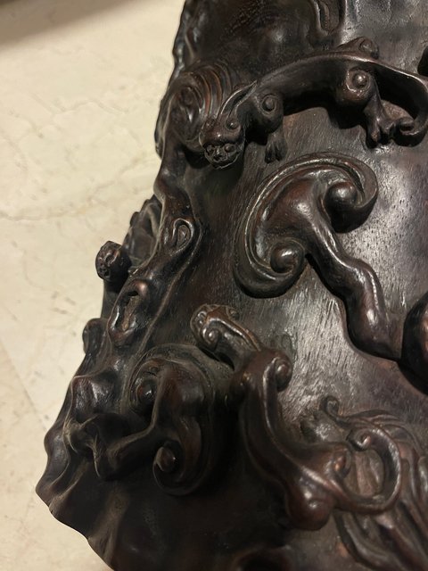 古玩雜項(xiàng)筆筒真品鑒賞圖