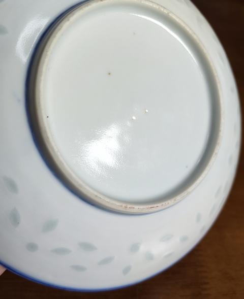 古玩陶瓷清末-青花加彩花卉紋盤拍賣,當前價格999元