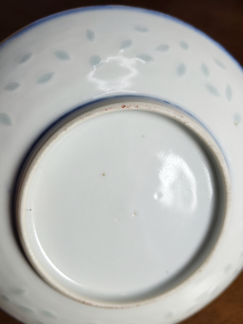 古玩陶瓷清末-青花加彩花卉紋盤拍賣,當前價格999元