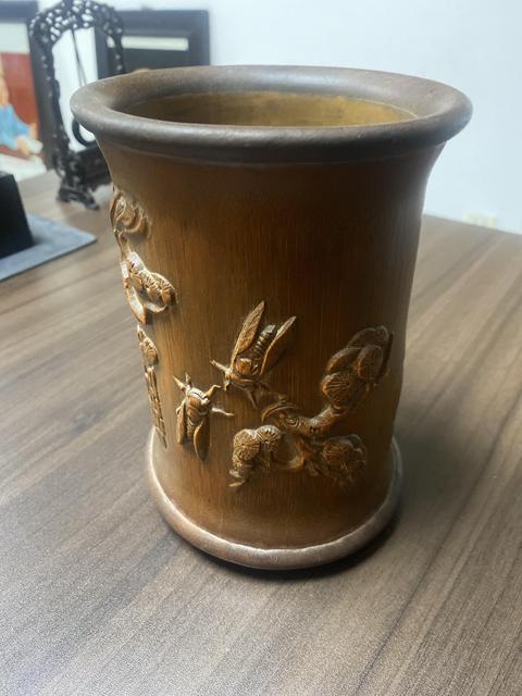 古玩雜項筆筒真品鑒賞圖