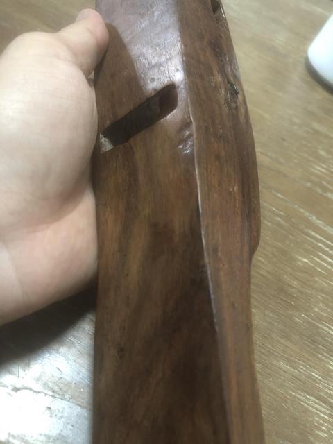 古玩雜項(xiàng)木工刨子基座真品鑒賞圖