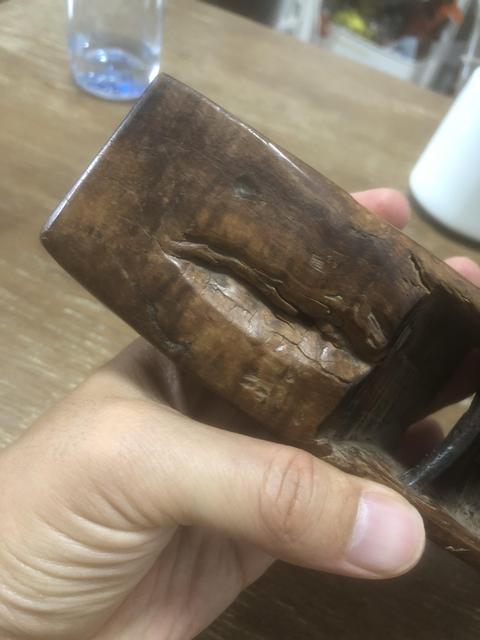 古玩雜項(xiàng)木工刨子基座真品鑒賞圖
