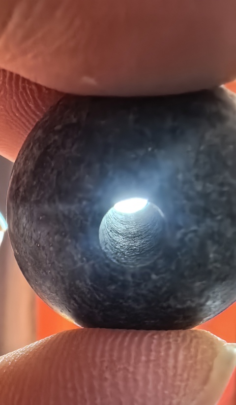 古玩玉器青金石頂珠真品鑒賞圖