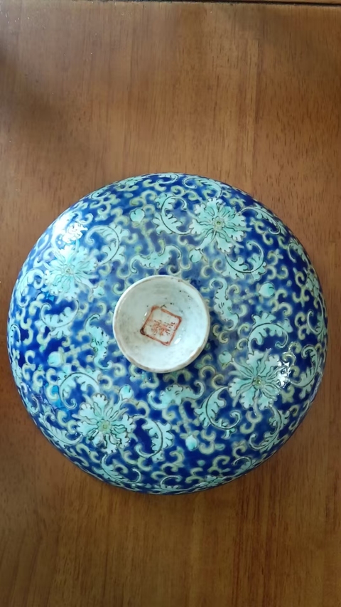 古玩陶瓷粉彩格盒真品鑒賞圖