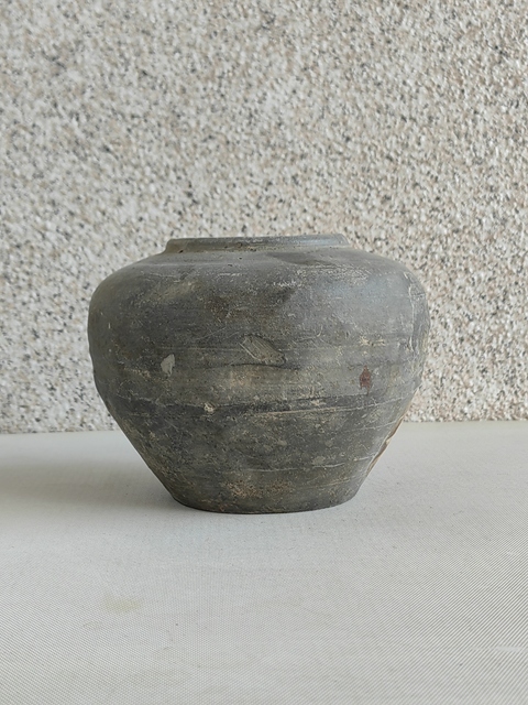 古玩陶瓷灰陶罐拍賣，當前價格450元
