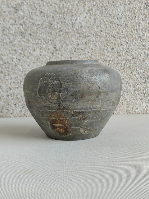古玩陶瓷灰陶罐拍賣，當前價格450元