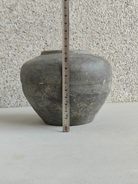 古玩陶瓷灰陶罐拍賣，當前價格450元