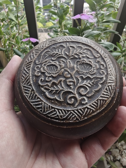 古玩陶瓷粉盒真品鑒賞圖