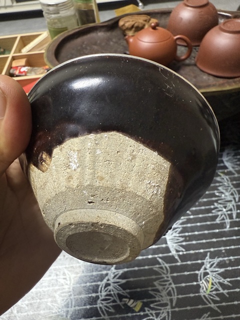 古玩陶瓷宋代建盞福清窯黑釉束口盞拍賣，當(dāng)前價格26666元
