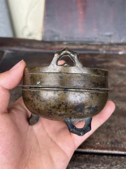 古玩銅器銅爐真品鑒賞圖