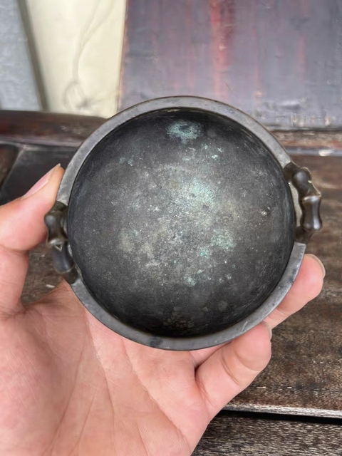 古玩銅器銅爐真品鑒賞圖