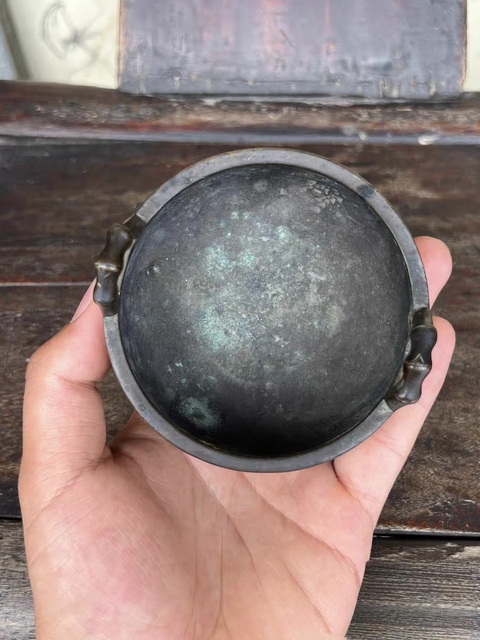 古玩銅器銅爐真品鑒賞圖