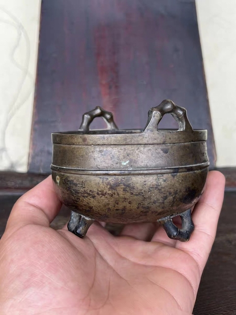 古玩銅器銅爐真品鑒賞圖