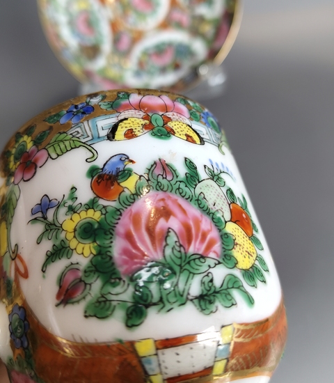 古玩陶瓷清晚-廣彩花鳥紋杯碟拍賣,當(dāng)前價格299元