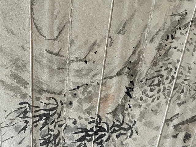 古玩字畫廻溪飄雪真品鑒賞圖