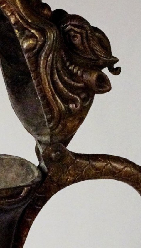 古玩銅器鄰國銅瓶真品鑒賞圖