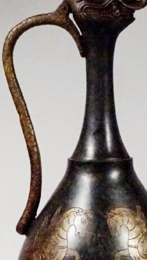 古玩銅器鄰國銅瓶真品鑒賞圖